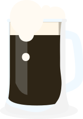 disegno birra stout